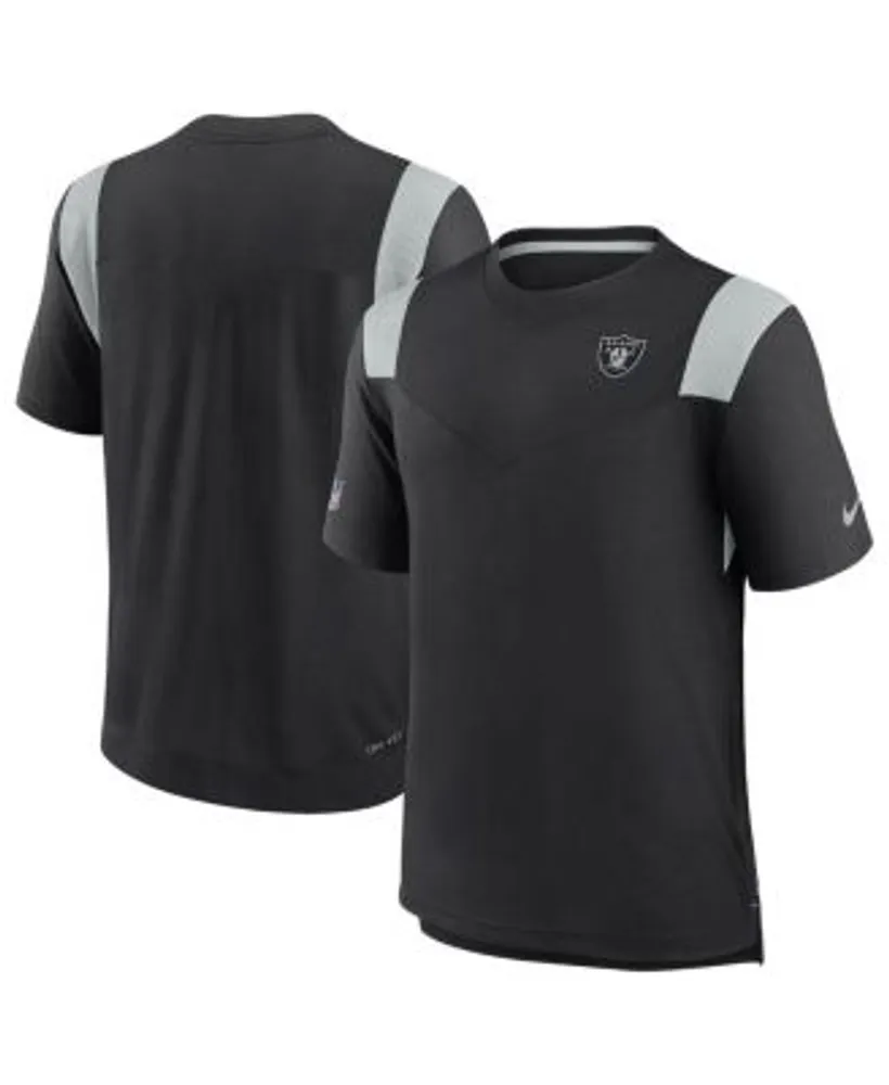 Nike Men's Dri-Fit Sideline Team (NFL Las Vegas Raiders) Long-Sleeve T-Shirt in Black, Size: Small | 00LX00A8D-0BI