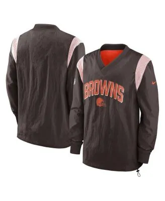 Nike Men's Coaches (NFL Cleveland Browns) Jacket in Brown, Size: Medium | NS5811UB93-99L