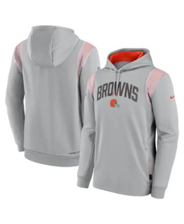 Nike Men's Cleveland Browns Sideline Throwback Brown Pullover