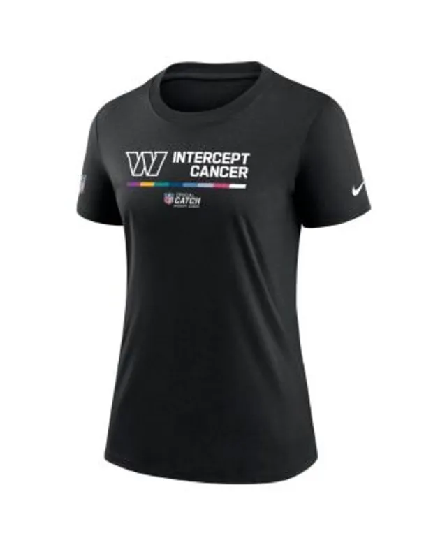 Nike Women's Logo Essential (NFL Washington Commanders) T-Shirt in Black, Size: Small | NKAF00A9E-CM4