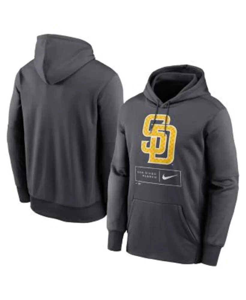 Men's Nike Brown San Diego Padres Authentic Collection Raglan Performance Long Sleeve T-Shirt