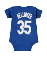 Women's Cody Bellinger Gray/Royal Los Angeles Dodgers Plus Size Jersey