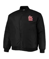 Men's White/Black Boston Red Sox Reversible Satin Full-Zip Jacket