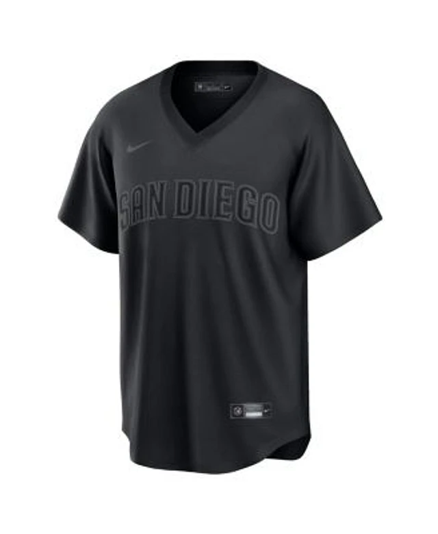 Men's White/Brown San Diego Padres Big & Tall Home Replica Team Jersey 