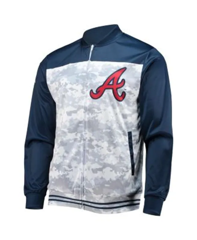 Atlanta Braves Nike Dugout Performance Full-Zip Jacket - Navy