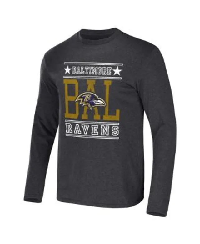 Men's NFL x Darius Rucker Collection by Fanatics Heathered Charcoal Washington Commanders Long Sleeve T-Shirt Size: Small