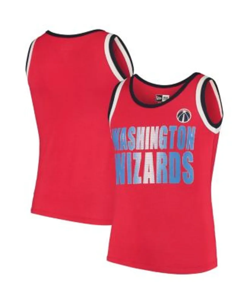 Women's New Era Red Texas Rangers Plus Size Tank Top