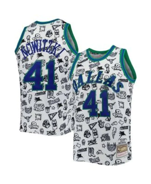 Mitchell & Ness Monochrome Swingman Jersey Dallas Mavericks Dirk  Nowitzki 2XL