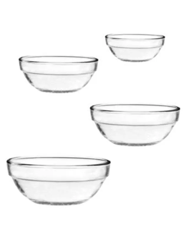 Anchor Hocking 4-Pc. Glass Nesting Mixing Bowl Set - Macy's