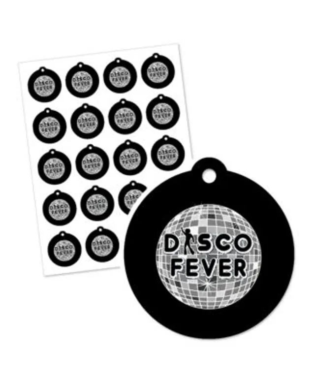  70's Disco - 1970's Disco Fever Party Circle Sticker