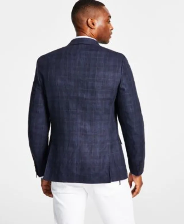 Royalty by Maluma Men's Fitted Denim Blazer, Created for Macy's - Macy's