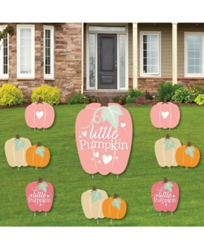 Big Dot Of Happiness Girl Little Pumpkin - Fall Birthday Party Or