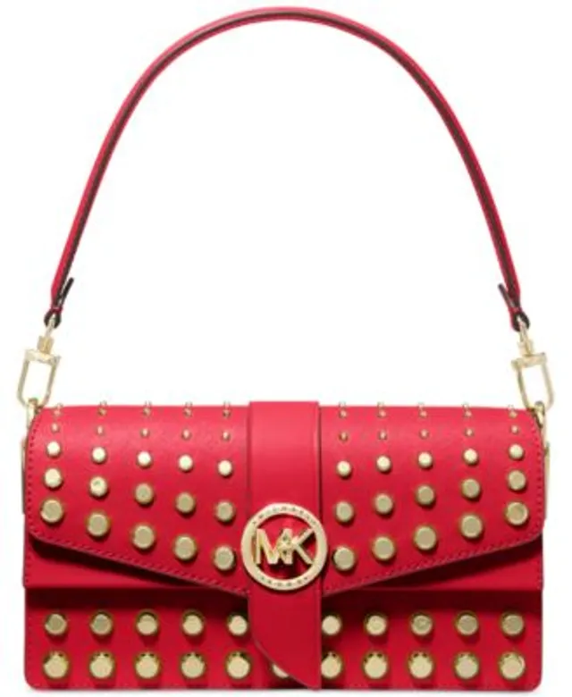 Michael Kors Greenwich Medium Shoulder Bag Husk Color