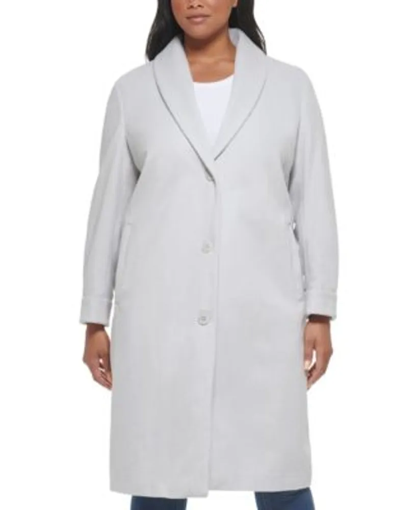 kalender slank Diplomatieke kwesties Calvin Klein Women's Plus Size Shawl-Collar Walker Coat | Connecticut Post  Mall