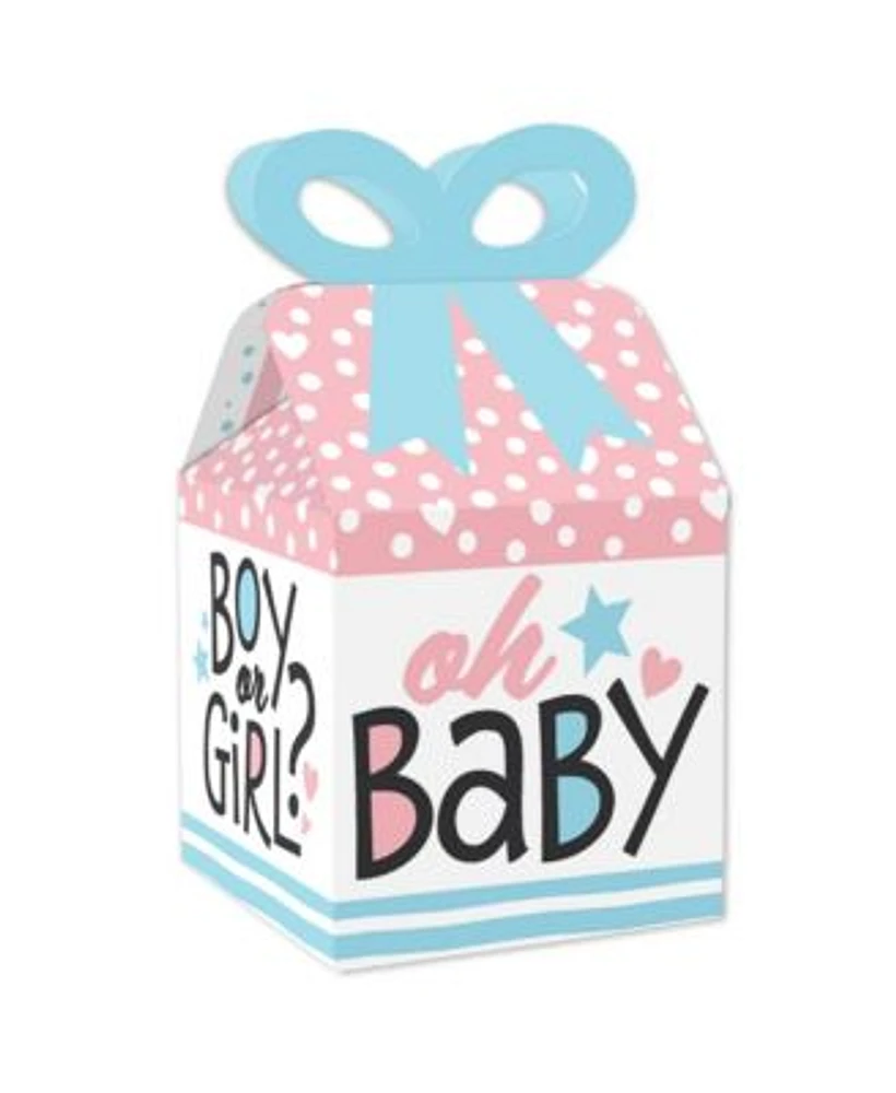 Big Dot Of Happiness Baby Gender Reveal - Square Favor Gift Boxes - Team  Boy Or Girl Party Bow Boxes - Set Of 12 | Connecticut Post Mall
