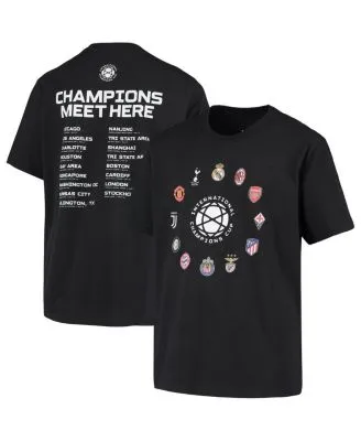 Youth Fanatics Branded Charcoal Atlanta Braves 2021 World Series Champions T-Shirt Size: Medium
