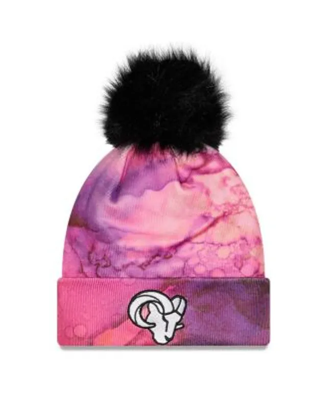 Pittsburgh Steelers New Era Women's 2022 NFL Crucial Catch Pom Knit Hat -  Pink/Black