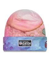 Seattle Seahawks New Era 2022 NFL Crucial Catch Knit Hat - Pink