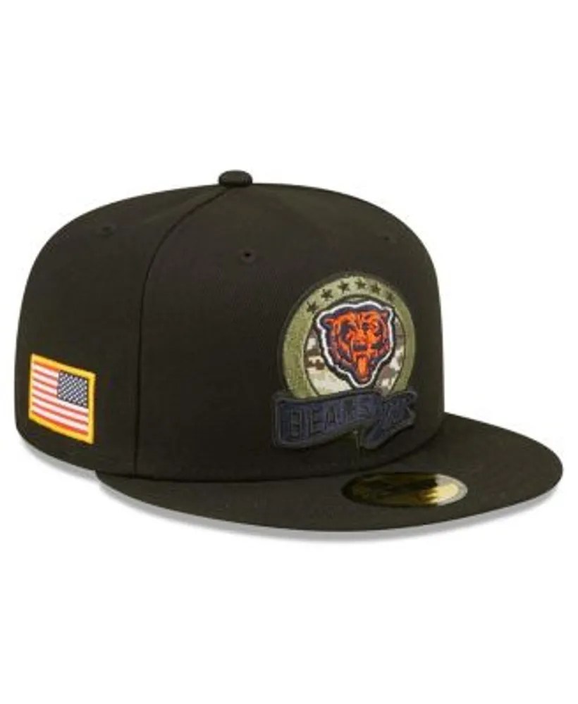 Unisex Chicago Bears B Logo New Era 59FIFTY Fitted Hat 7