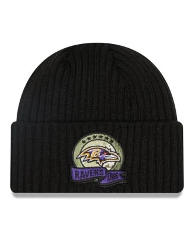 New Era Men's Black Baltimore Ravens 2022 Salute To Service Knit