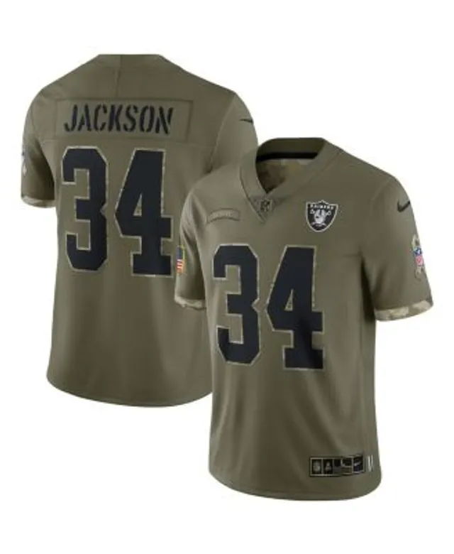 Nike Women's Nike Bo Jackson Olive Las Vegas Raiders 2022