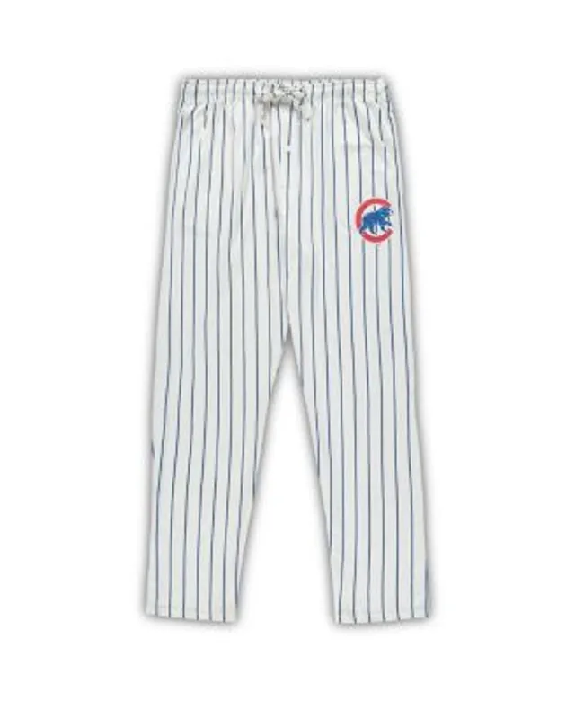 Concepts Sport Men's Royal, Heathered Charcoal Chicago Cubs Big and Tall T- shirt Shorts Sleep Set