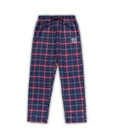 Washington Nationals Concepts Sport Women's Lodge T-Shirt & Pants Sleep Set  - Red/Navy