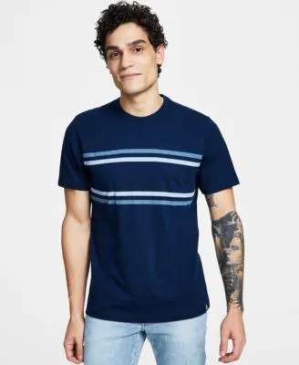 Men's Whitney Chest Stripe T-Shirt, Created for Macy's