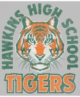 Girl's Stranger Things Hawkins Middle School Tiger T-Shirt - White - Medium