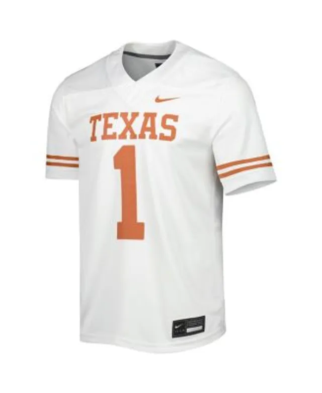 Youth Nike #1 Texas Orange Texas Longhorns Icon Replica Basketball Jersey