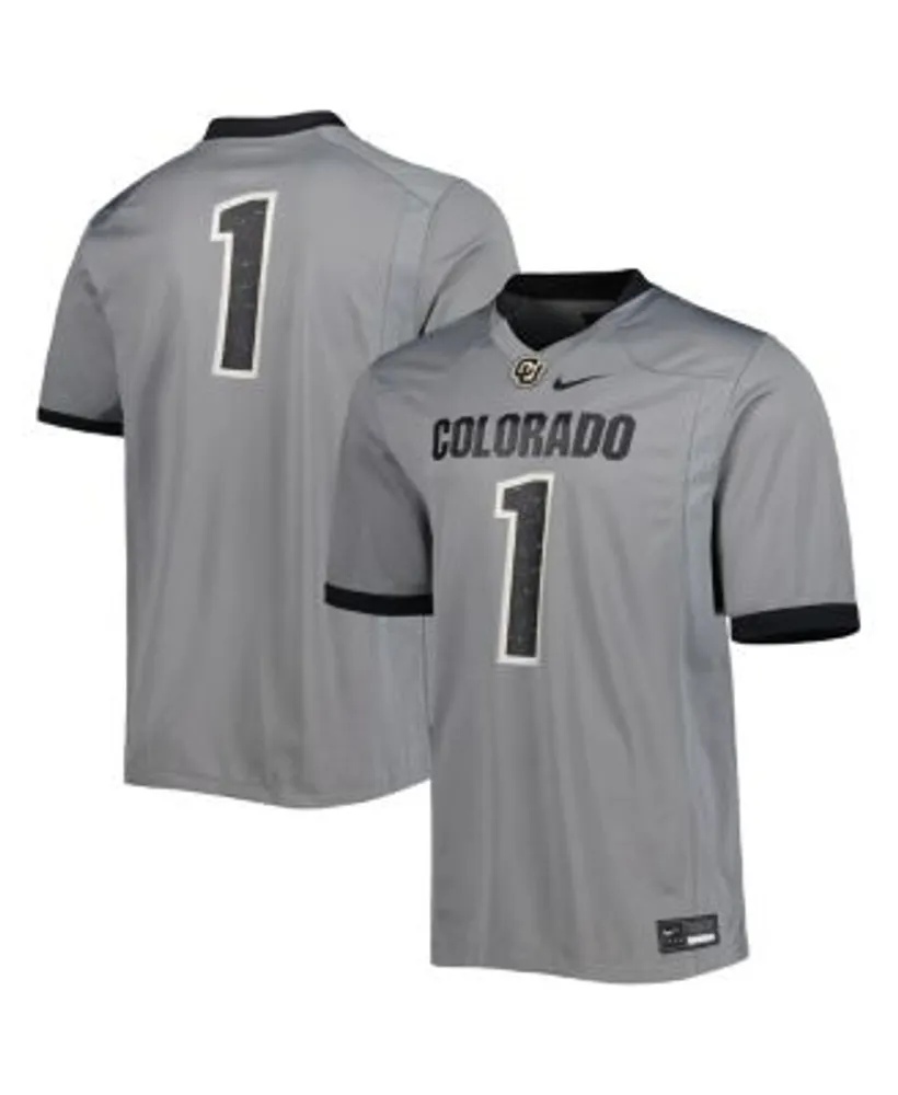 Youth ProSphere #1 Black Colorado Buffaloes Endzone Football Jersey