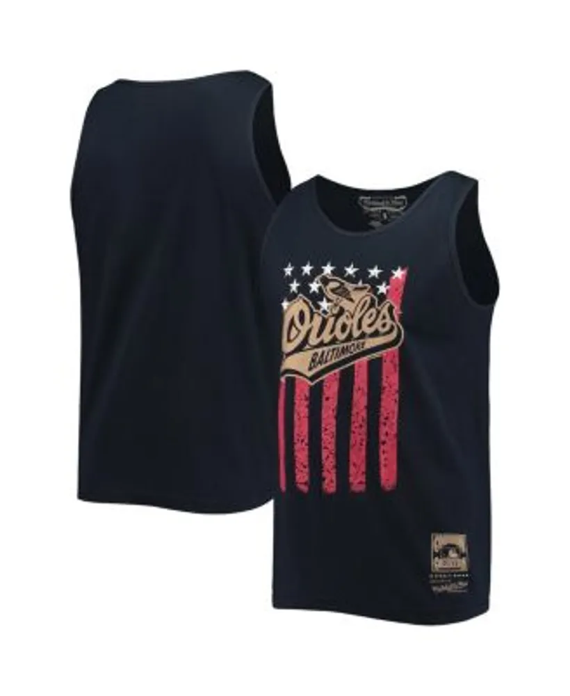 Mitchell & Ness Men's Navy Baltimore Orioles Cooperstown Collection Stars  and Stripes Tank Top