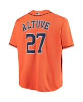 Profile Men's Jose Altuve Orange Houston Astros Big and Tall Replica Player  Jersey