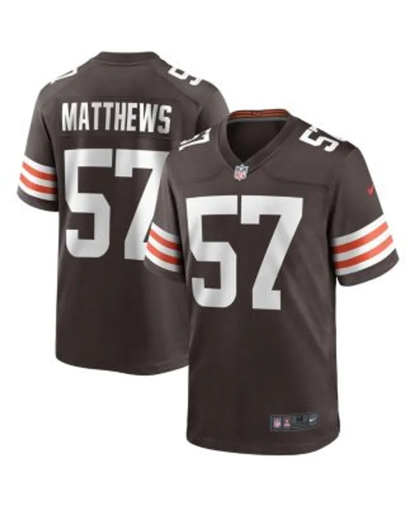 Nike Men's Clay Matthews Brown Cleveland Browns Game Retired