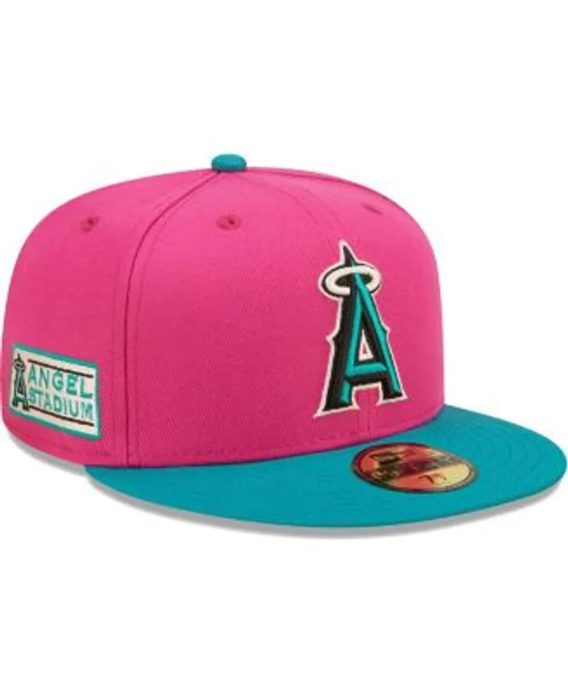 Los Angeles Angels New Era 40th Season Passion 59FIFTY Fitted Hat - Black /Pink