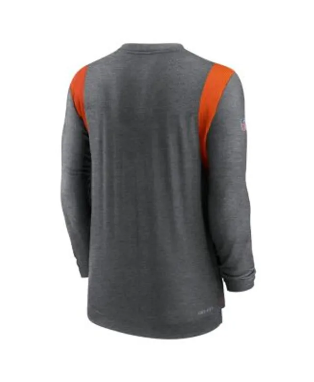 Men's Nike Gray Cleveland Browns Sideline Player UV Performance Long Sleeve T-Shirt Size: Small