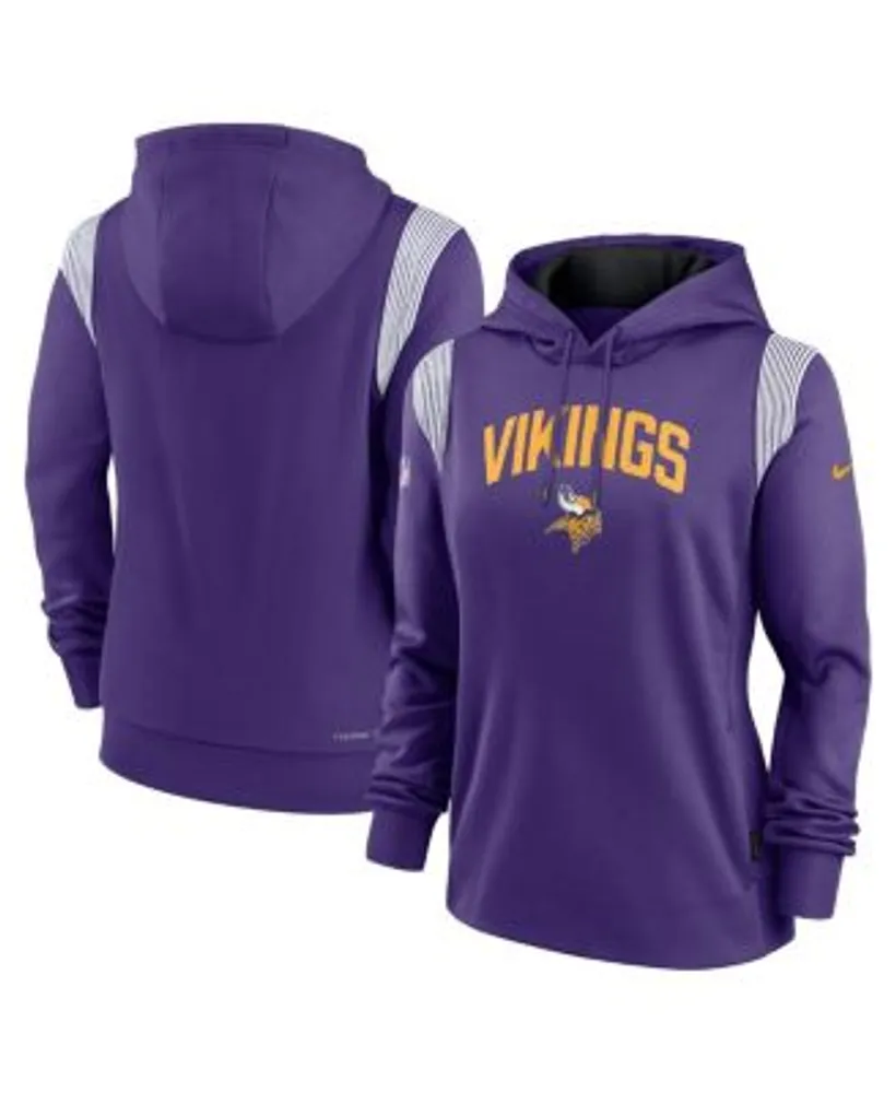 Nike Women's Purple Minnesota Vikings Sideline Stack Performance Pullover  Hoodie