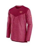 Men's Nike Burgundy Washington Commanders Performance Sideline Lockup  Full-Zip Hoodie