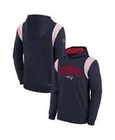 New England Patriots Nike Side Line Therma Hoodie - Youth