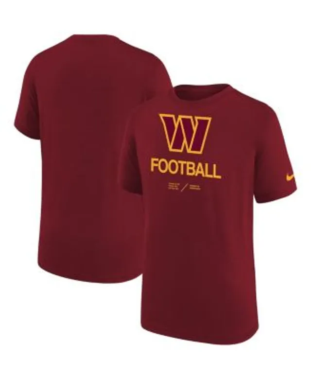 : Youth Gold Washington Commanders Blitz Ball T-Shirt : Sports &  Outdoors