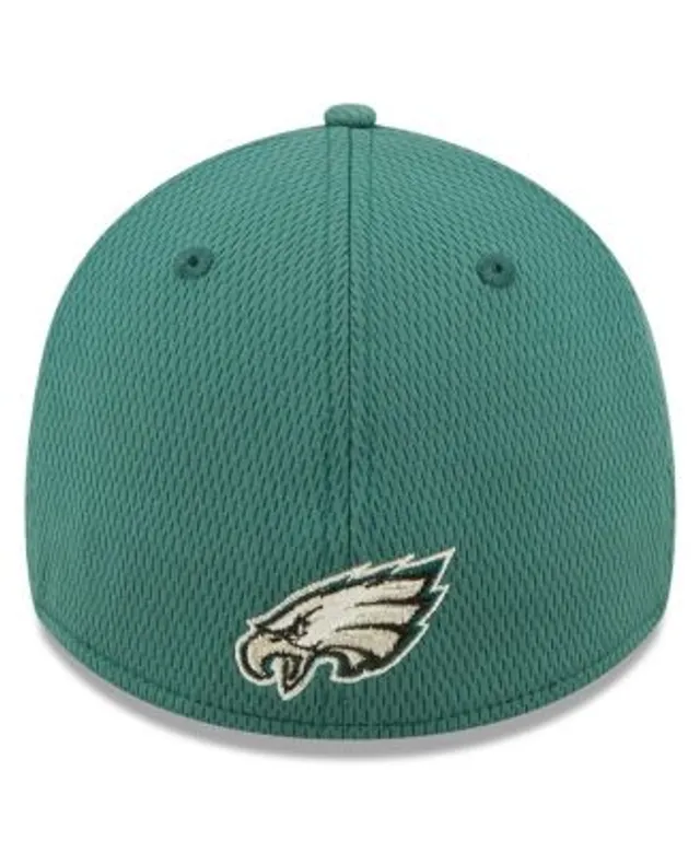 Men's Philadelphia Eagles New Era Green 2022 Sideline Coaches 39THIRTY Flex Hat L/XL