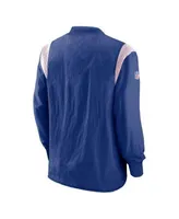 Nike Men's Royal New York Giants Sideline Athletic Stack V-neck Pullover  Windshirt Jacket - Macy's in 2023