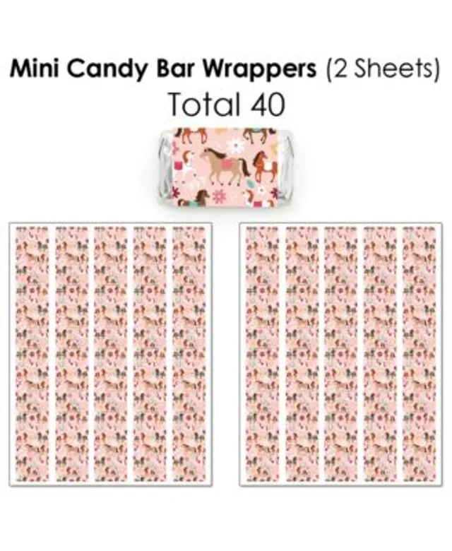 Yeti to Party - Mini Candy Bar Wrapper Stickers - Abominable