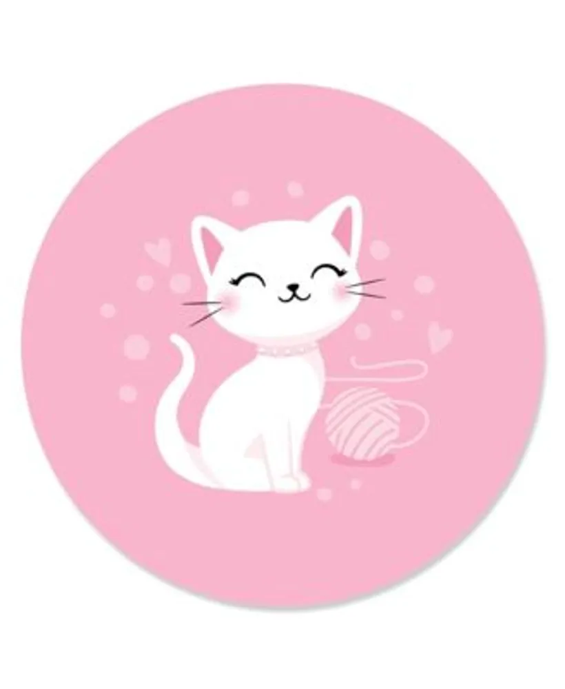 Cute Kitty Cat Kitten Playing Hockey | Sticker