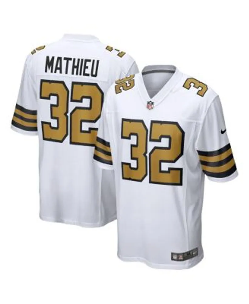 Men's New Orleans Saints Tyrann Mathieu Nike White Game Jersey