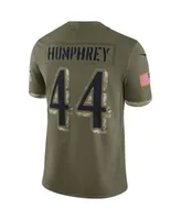 Men's Nike Marlon Humphrey Black Baltimore Ravens RFLCTV Limited Jersey