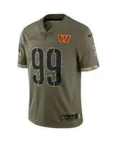 Men's Nike Chase Young White Washington Commanders Vapor Limited Jersey