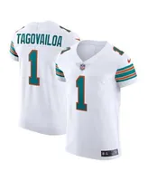 Nike Men's Tua Tagovailoa White Miami Dolphins Vapor Elite Jersey