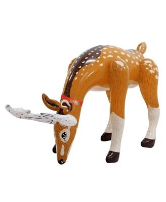 Christmas Blow-Up Inflatable Reindeer, Grazing Style, 48"