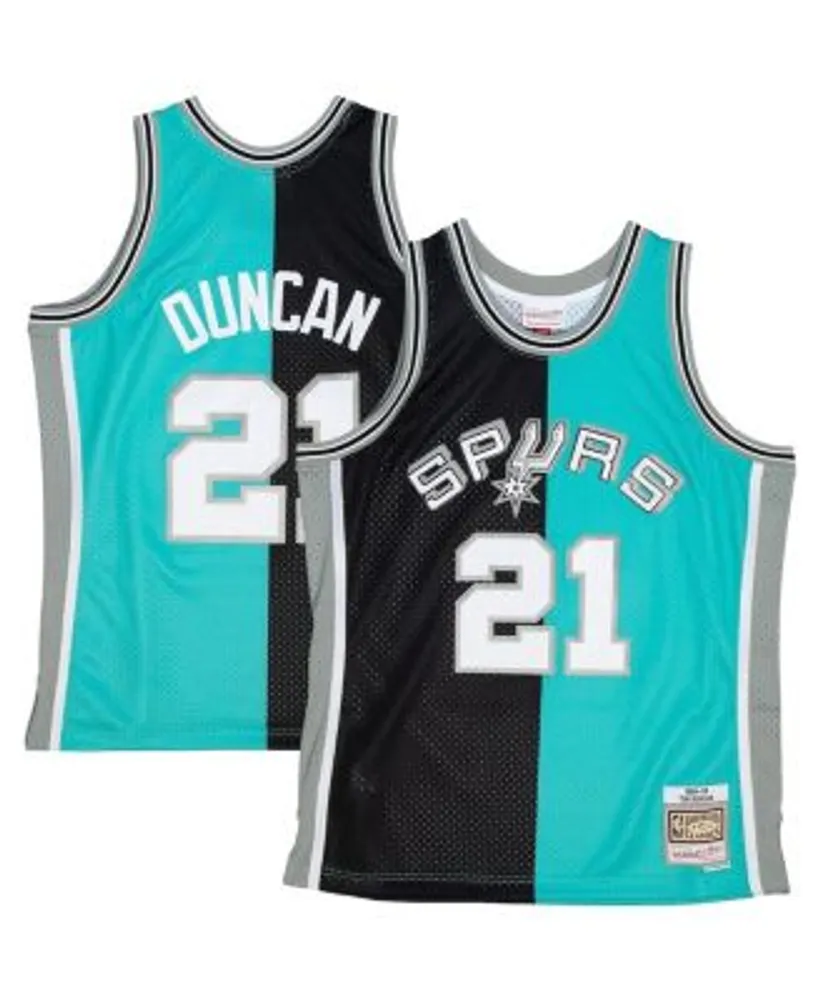 Mitchell & Ness Tim Duncan Black San Antonio Spurs 1998-99 Hardwood  Classics Player Burst Tank Top